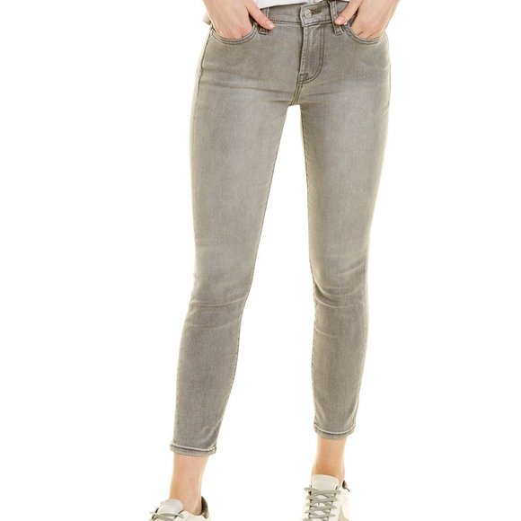 7 for all mankind Gwenevere Steel Grey Skinny Jean size 29 - Picture 1 of 8